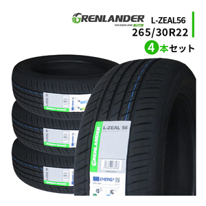 4本セット 265/30R22 2023年製造 新品サマータイヤ GRENLANDER L-ZEAL56 265/30/22