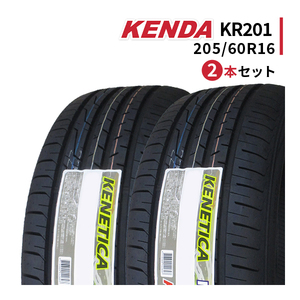 2本セット ミニバン 205/60R16 2023年製造 新品サマータイヤ KENDA KR201 ケンダ 205/60/16