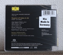 品薄/ドイツ製/高音質CD/SACD/カラヤン/モーツァルト/レクイエム/ベルリン・フィル/Karajan/Mozart/Requiem K. 626/DG/サラウンド_画像2