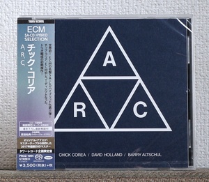 高音質/CD/SACD/ECM/JAZZ/チック・コリア/A. R. C./デイヴ・ホランド/バリー・アルトシュル/Chick Corea/Dave Holland/ARC/ピアノ・トリオ