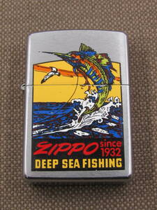 168-KA1106-60: ZIPPO ジッポー オイルライター 1932 DEEP SEA FISHING 本体のみ 1998年1月製