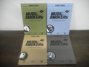 GEORGE TOKORO MUSIC SMOKERS #1~4 all 4 point set BOOK+CD only Tokoro George music * smoker zCD album 