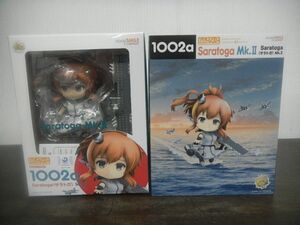 ねんどろいど Saratoga(サラトガ) Mk.II　艦隊これくしょん 艦これ　グッドスマイルカンパニー　特典スリーブ・台座付き