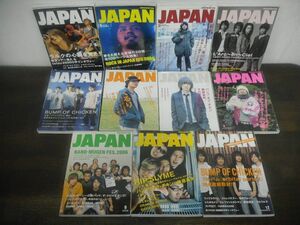 ロッキングオンジャパン　ROCKIN’’ON JAPAN　不揃い11冊　2004〜2007