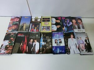 Kinki Kids fan club bulletin magazine No.2~135(No.8 lack of ) * clear file * under bed attaching 