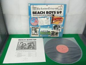 LPレコード ビーチ・ボーイズ BEACH BOYS LIVE IN LONDON 1969 ECS-70103