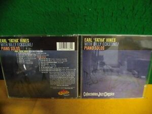 輸入盤CD Earl Fatha Hines With Billy Eckstine　Piano Solos