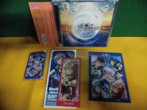 CD＋2Blu-ray　BanG Dream(バンドリ) 帯付　Roselia / Swear Night ＆ Day　生産限定盤　缶バッチ・カード・他