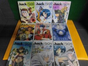 DVD .hack//SIGN BOX付き全9巻セット　7以外カード付