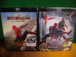 Blu-ray＋DVD(未開封) スパイダーマン ノー・ウェイ・ホーム 初回生産限定/ ファー・フロム・ホーム ブルーレイ＆DVDセット マーベル