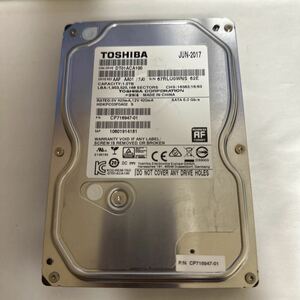 H262:（動作保証/AVコマンド対応/使用0時間）SATA 3.5インチHDD 1TB TOSHIBA DT01ACA100