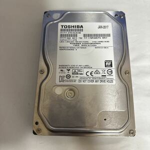 H321:（動作保証/AVコマンド対応/使用0時間）SATA 3.5インチHDD 1TB TOSHIBA DT01ACA100