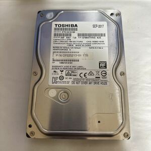 H404:（動作保証/AVコマンド対応/使用0時間）SATA 3.5インチHDD 1TB TOSHIBA DT01ACA100