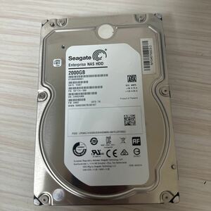 X240:（動作保証/使用0時間/AVコマンド対応）Seagate 3.5インチHDD NAS HDD ST2000VN0001-1SF174 2TB 2000GB SATA