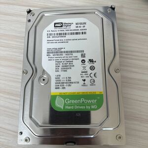 H202:◇動作保証/AVコマンド対応◆使用0時間 WDC SATA 3.5インチHDD SATA 1000GB 1TB WD10EURX-14C57Y0