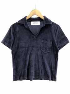 DREW & CO. ARTISAN CLOTHING 綿100% カットソー sizeXS/濃紺 ◇■ ☆ dhc1 レディース