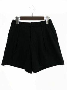 INDIVI Indivi wool . shorts size36/ black *# * dhc1 lady's 