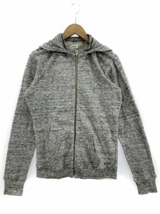 DIESEL ディーゼル 綿混 ウール混 ナイロン混 ジップアップ パーカー sizeS/グレー ◇■ ☆ dhc1 レディース