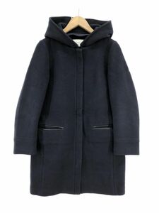 IENA Iena wool . no color coat size36/ navy blue *# * dhc1 lady's 