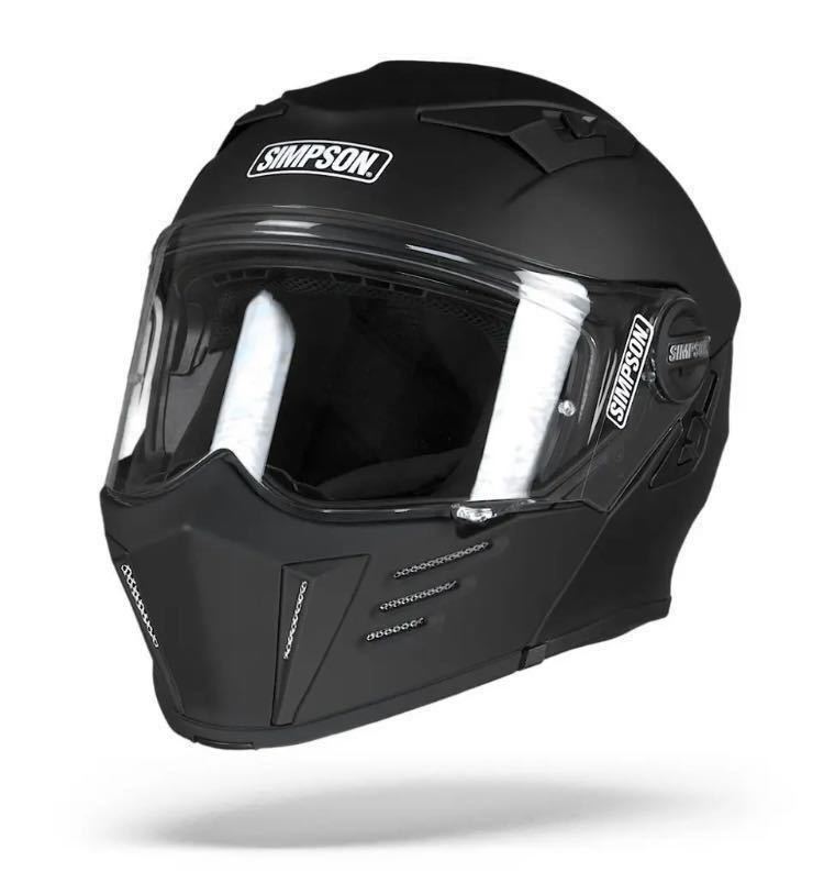 新品 箱つぶれ】SIMPSON DARKSOME XLサイズマットブラック フリップ