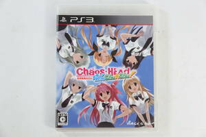 管081515/PS3/Chaos;Head らぶchu☆chu/盤面良好/箱、説明書付き/動作未確認/現状渡し