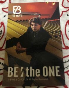 BE:FIRST THE MOVIE 「BE the ONE」be first ビーファースト 映画 ムビチケ 購入 特典 未使用 補強 防水対策 LEO レオ 上村礼王 ステッカー