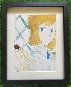 【額装品】ルパン　カリオストロの城　イメージボード　宮崎駿　I STUDIO GHIBLI 検)セル画　原画　ポストカード　イラスト