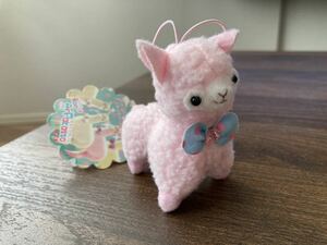 [ tag attaching ].... alpaca so pink * alpaca animal mascot rubber strap soft toy prize 
