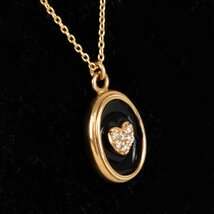 美品『USED』 K18/K14 mikia ネックレス ダイヤモンド 0.036ct 3.1g_画像3