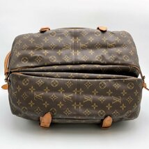 LOUIS VUITTON ルイ・ヴィトン モノグラム ソミュール43(廃盤) M42252 ショルダーバッグ バッグ ブラウン PVC レディース USED 中古_画像5