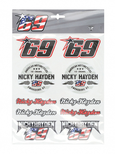 ★送料無料★Big Stickers Nicky Hayden 69 ニッキー・ヘイデン ステッカー デカール