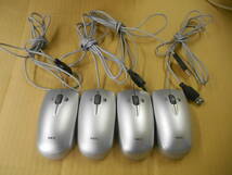 NEC USBレーザーマウス 4個セット MSU1218 ②_画像1