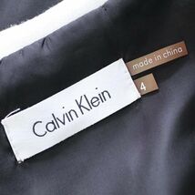 [PT11538] カルバンクライン ワンピース ひざ丈 ノースリーブ ブラック系 4 Calvin Klein / 小型便OK_画像9