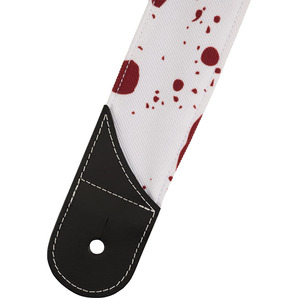 Jackson Splatter Strap White and Red ギターストラップ〈ジャクソン〉の画像2