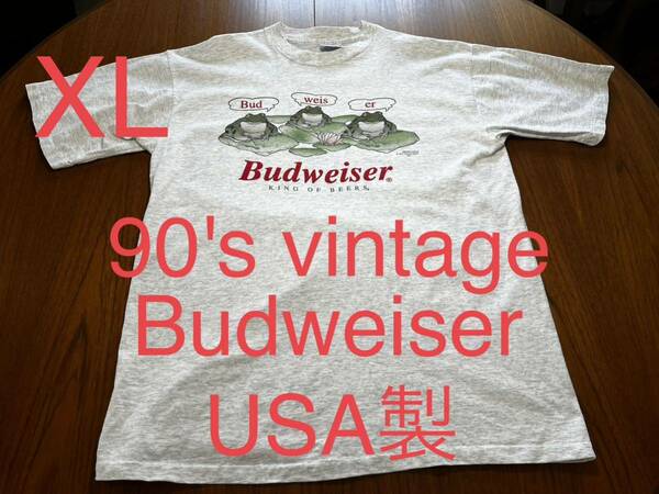 90年代　ヴィンテージ Budweiser Marlboro Tシャツ　バドワイザー　vintage tee アメリカ製　MADE IN USA