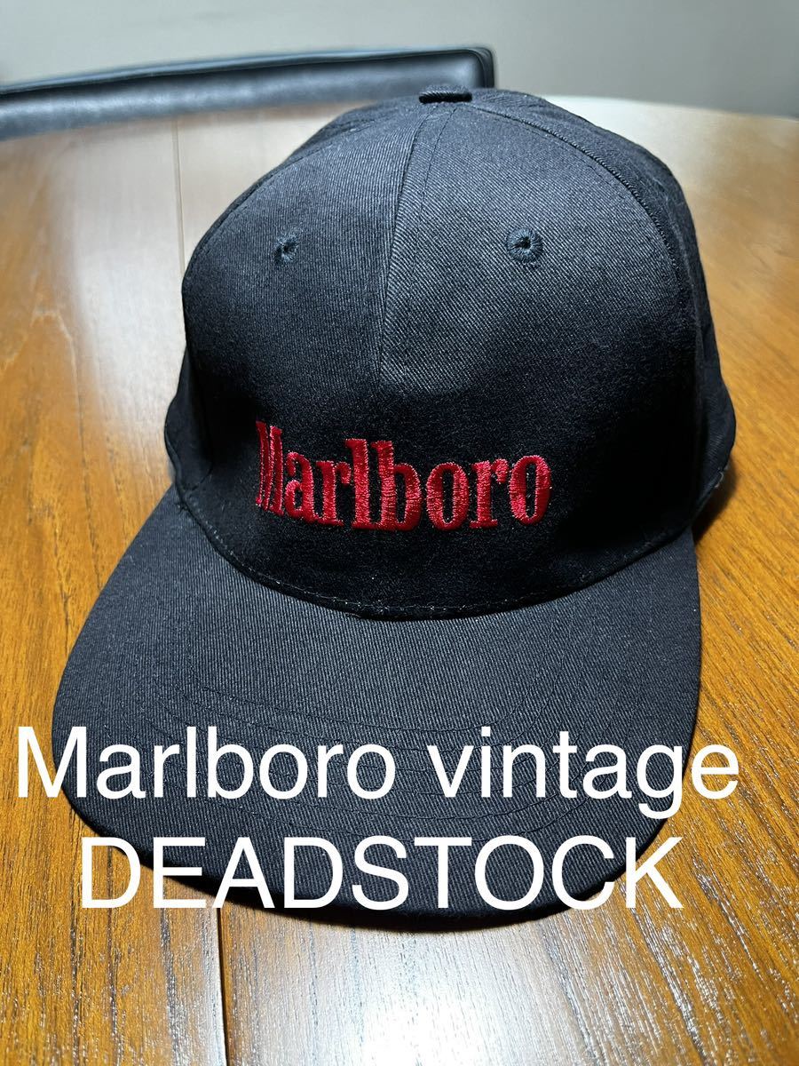 貴重 DEAD STOCK Marlboro CAP vintage リザードロック マルボロ 