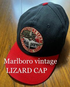 Marlboro LIZARD CAP マルボロ　トカゲ　ヴィンテージ キャップ　タバコ企業物