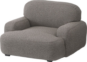  low sofa 1 seater LOS-631 gray 