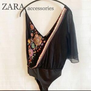 ZARA ザラ ドレッシー　トップス ボディスーツ　トップス