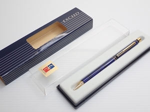 V895　シャープペンシル　三菱　Mitsubishi　EXCEED　ブルー×ゴールドカラー　文房具/筆記具/ペン/Pen