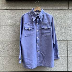 70s USA古着 リーバイス パナテラ 長袖シャツ シャンブレーシャツ Levi's Panatela アメリカ古着 vintage ヴィンテージ Lサイズ レディース