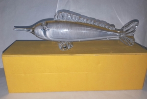 Sghr 菅原工芸 硝子 ハンドメイド ガラス カジキマグロ 置物 オブジェ Sugahara Handmado Glass Ware カジキ marlin メカジキ Sword fish