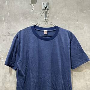 未使用ヘインズ ビンテージレプリカ Tシャツ HANES ネイビー 紺