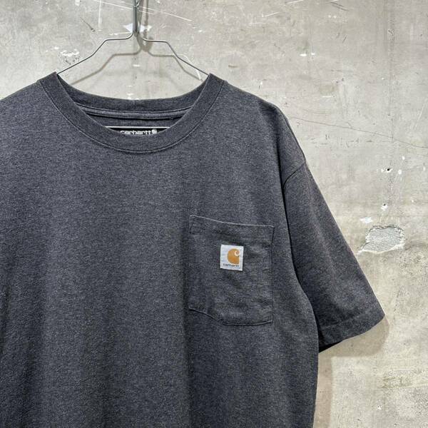 USA古着カーハート ポケットTシャツ M CARHARTT