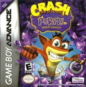 ★送料無料★北米版 Crash Bandicoot Purple クラッシュ・バンディクー ゲームボーイアドバンス