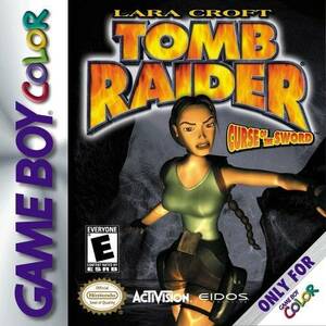 * free shipping * North America version Tomb Raider Curse of the Sword GAMEBOY COLOR Tomb Raider Game Boy color 