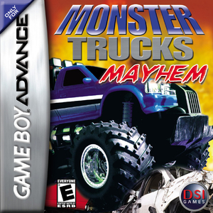★送料無料★北米版 Monster Trucks Mayhem GAMEBOY ADVANCE ゲームボーイアドバンス