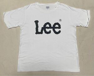 リー　LEE 半袖　Tシャツ　白　ビッグロゴ