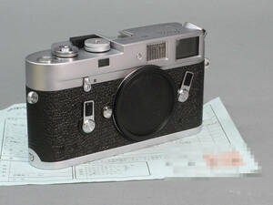 【75】 LEICA M4ボディ クローム　美品・整備済み