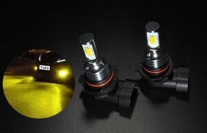 車検対応 黄金色 イエロー HB4 LED フォグランプ Y34 セドリック/グロリア Z11 キューブ L880K コペン 2個セット黄色